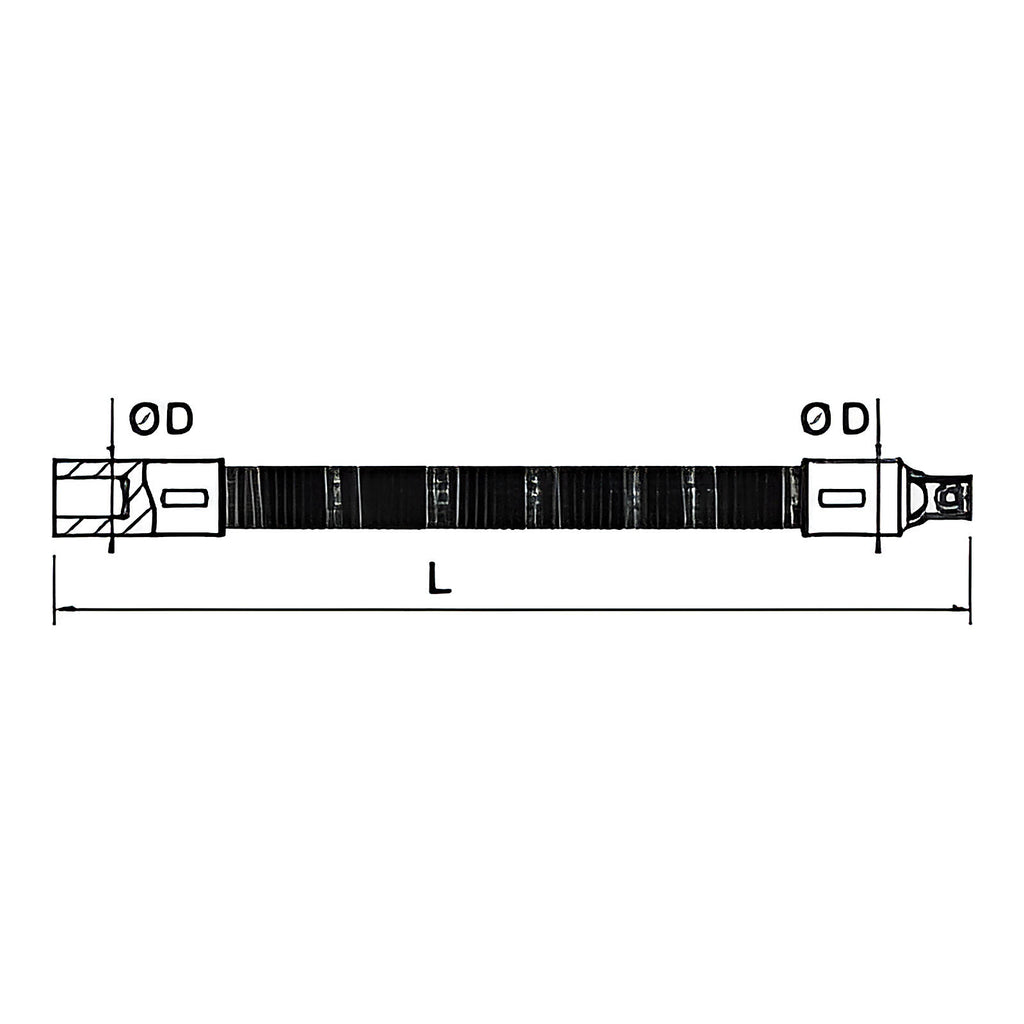 Rallonge flexible 1/4” pour accès difficiles