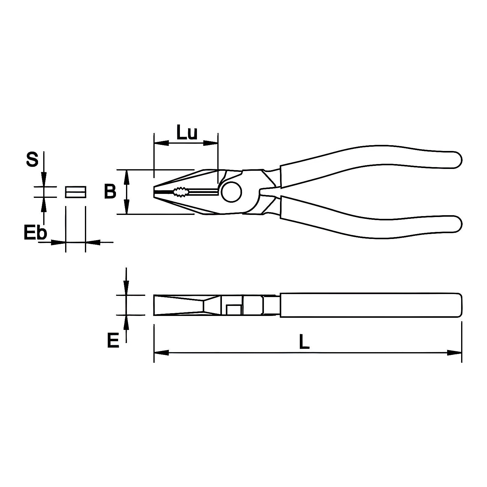 Pince universelle PVC compacte