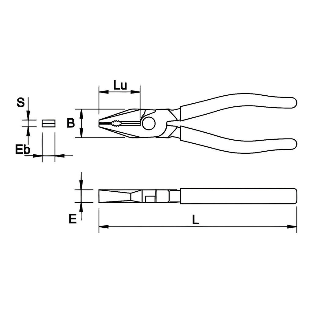 Pince universelle PVC compacte