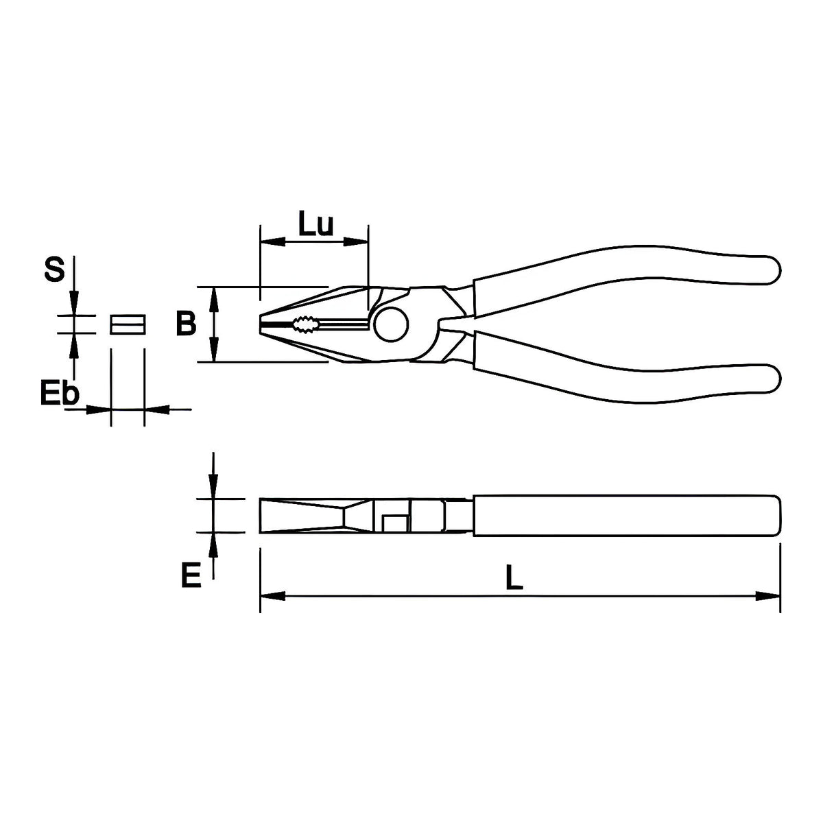 Pince universelle PVC compacte