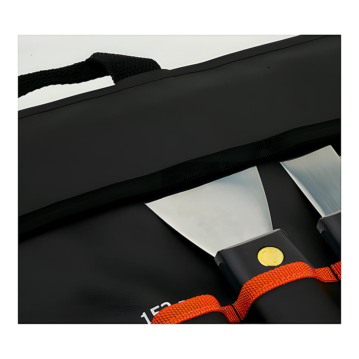 Trousse couteaux américains nylon inox plaquiste
