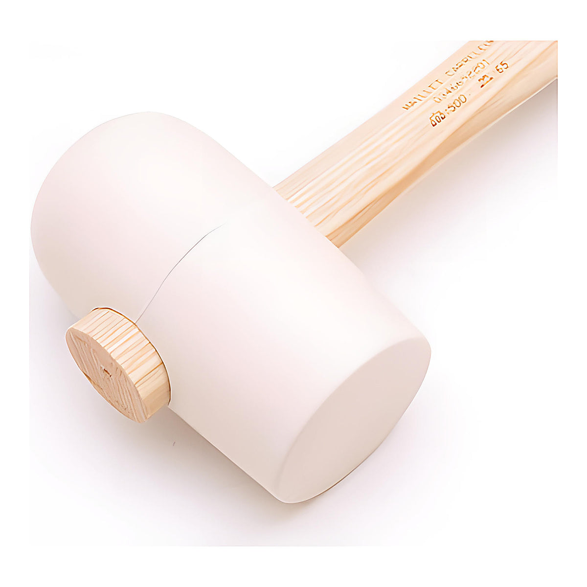 Maillet caoutchouc forme carreleur blanc 1 rond 1 carré X3