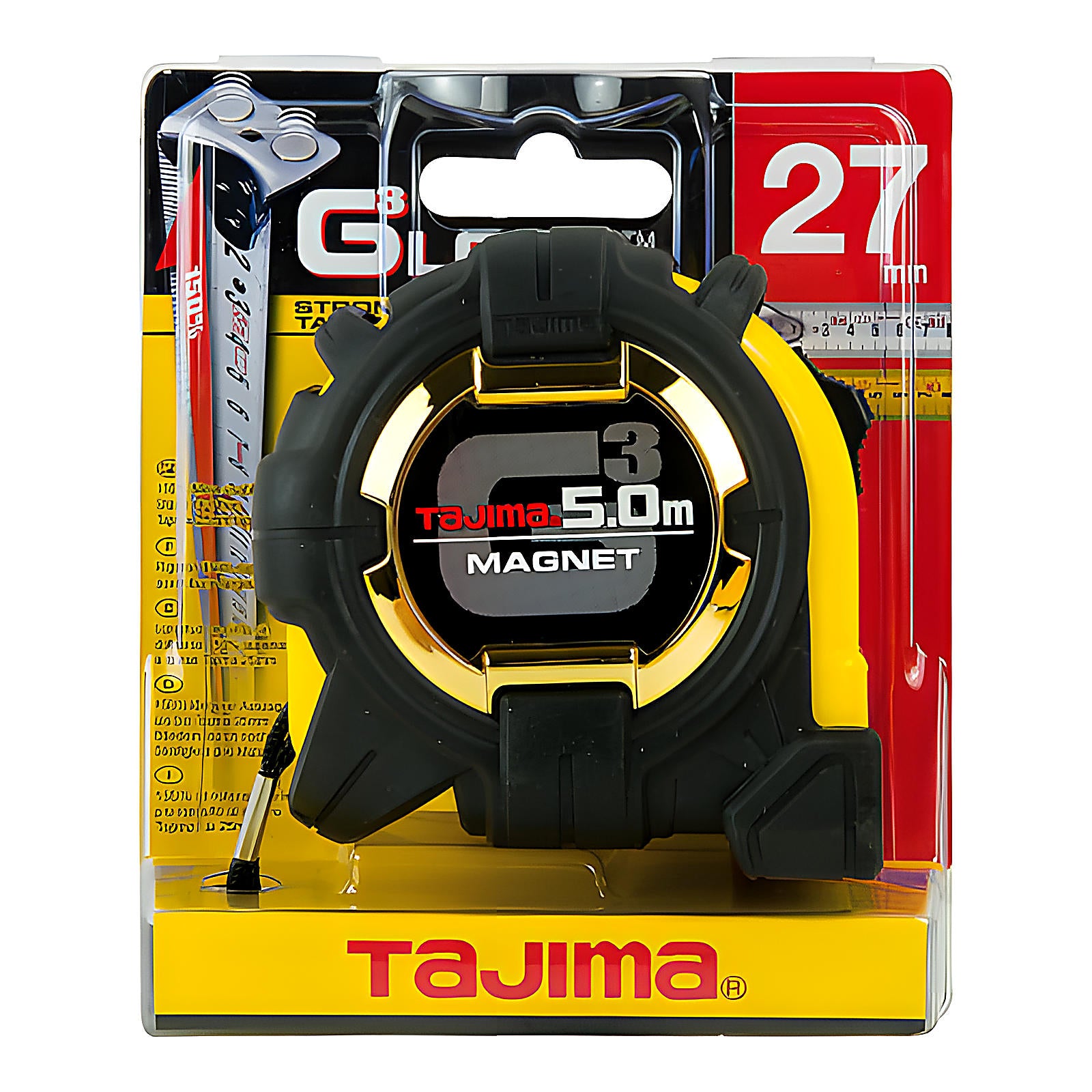 Mètre à ruban G-3Lock Tajima élastomère antichoc