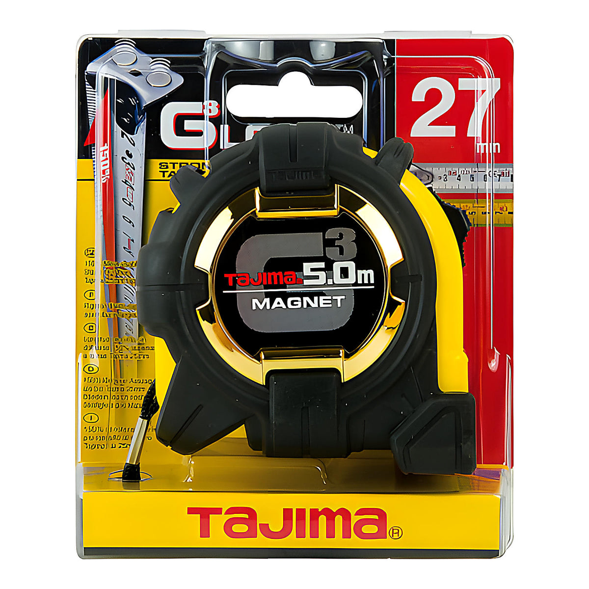 Mètre à ruban G-3Lock Tajima élastomère antichoc