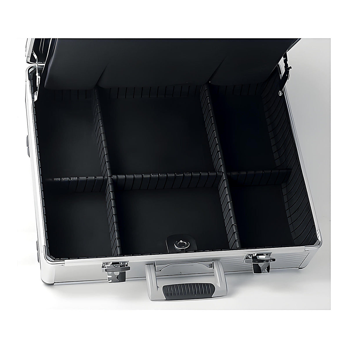 Valise trolley aluminium vide pour rangement