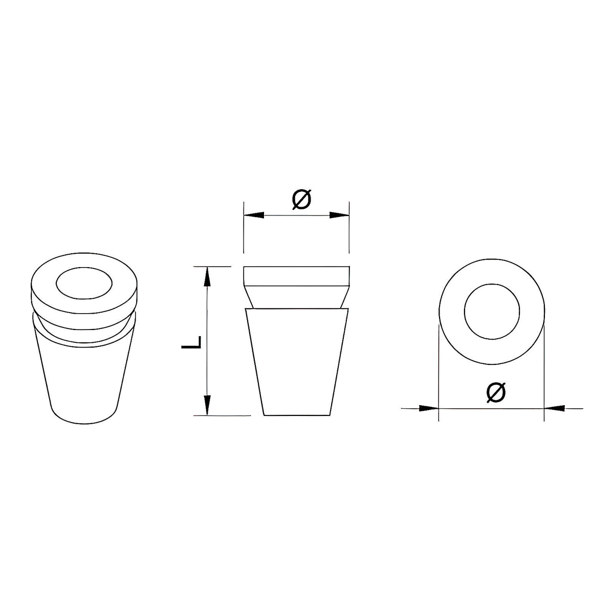 Coins cylindriques pour réemmanchement de marteaux