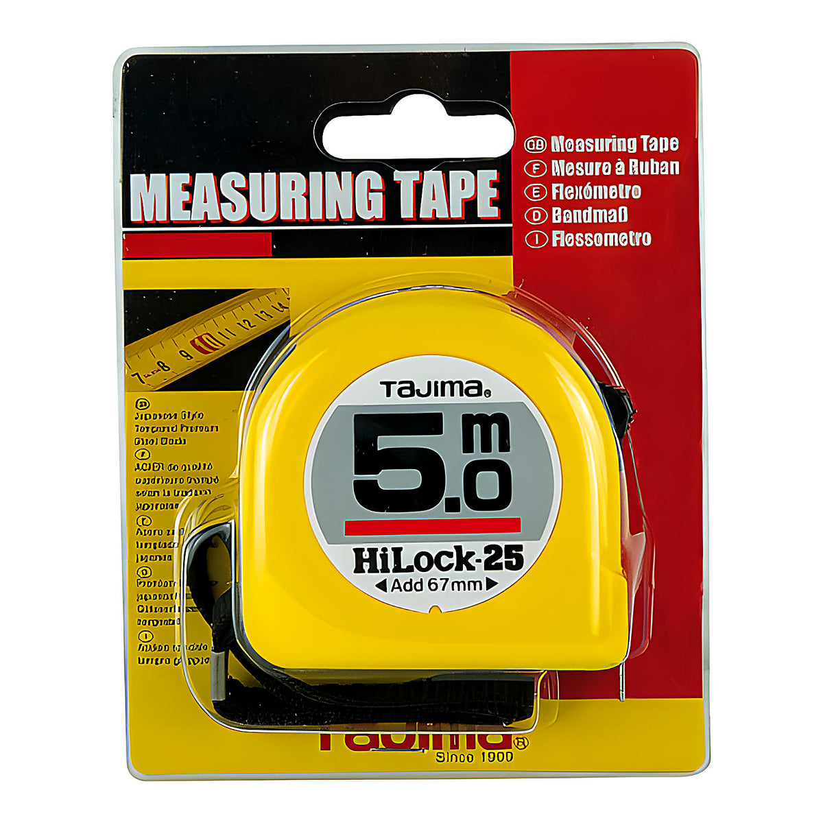 Mètre à ruban ABS Hi Lock Tajima revêtement nylon