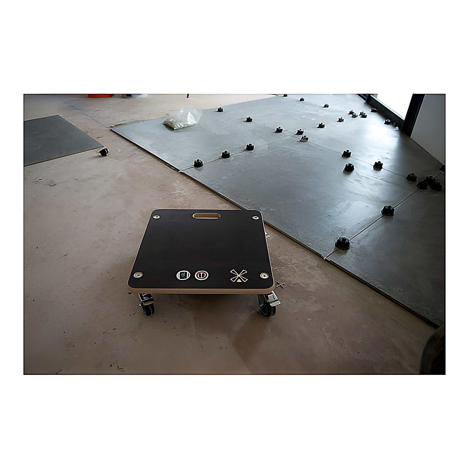 Plateau roulant Swift 400x400 roulettes qualité supérieure