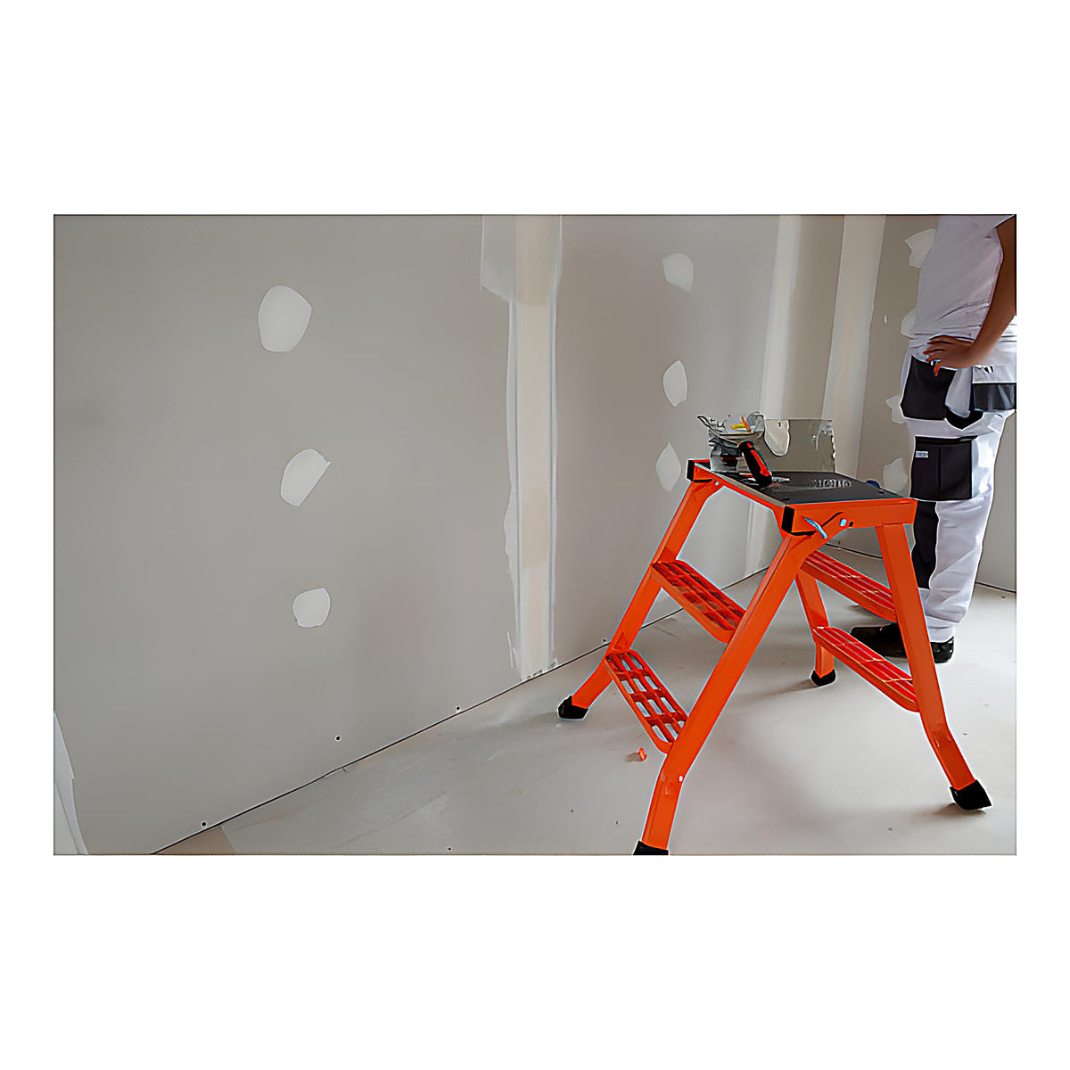 Marchepied pliant aluminium 70 cm léger et robuste