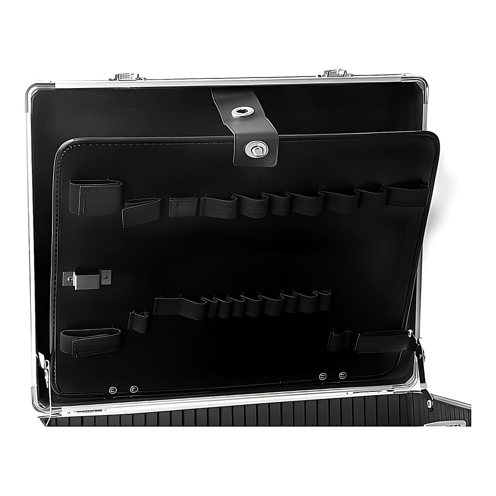 Valise trolley aluminium vide pour rangement