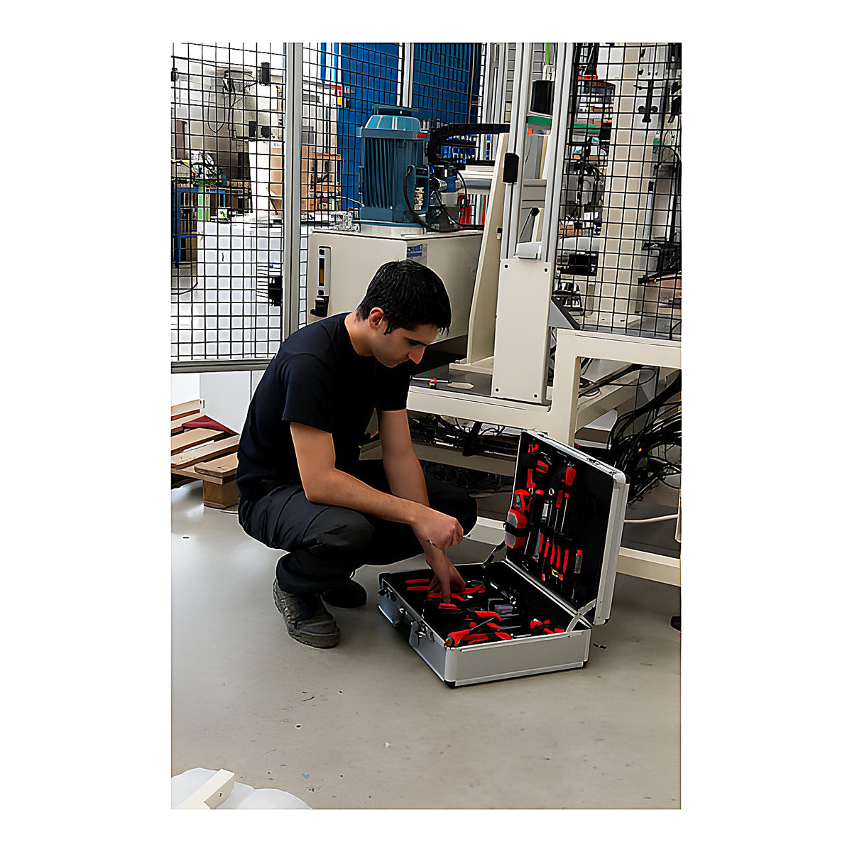 Valise aluminium garnie 125 pièces