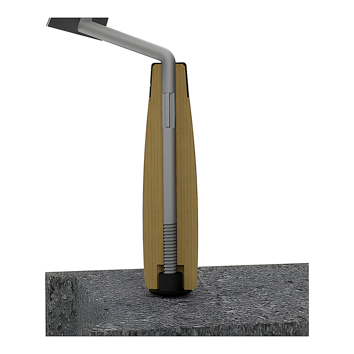 Truelle italienne ronde inox pour plâtrier