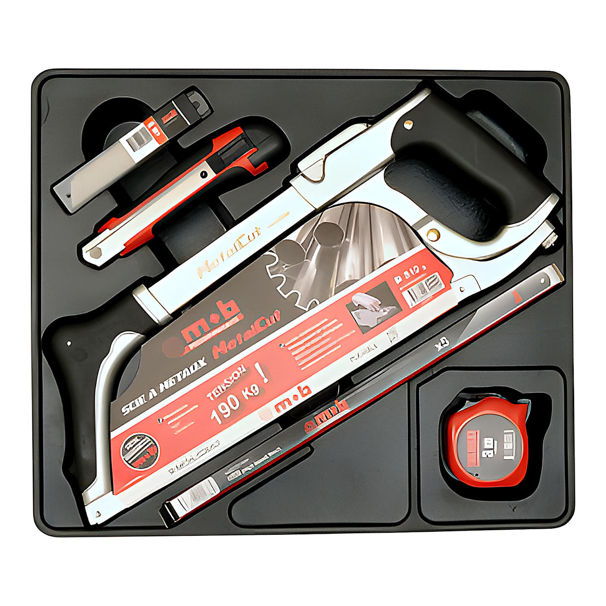 Module double vide pour 18 outils de coupe thermoformé