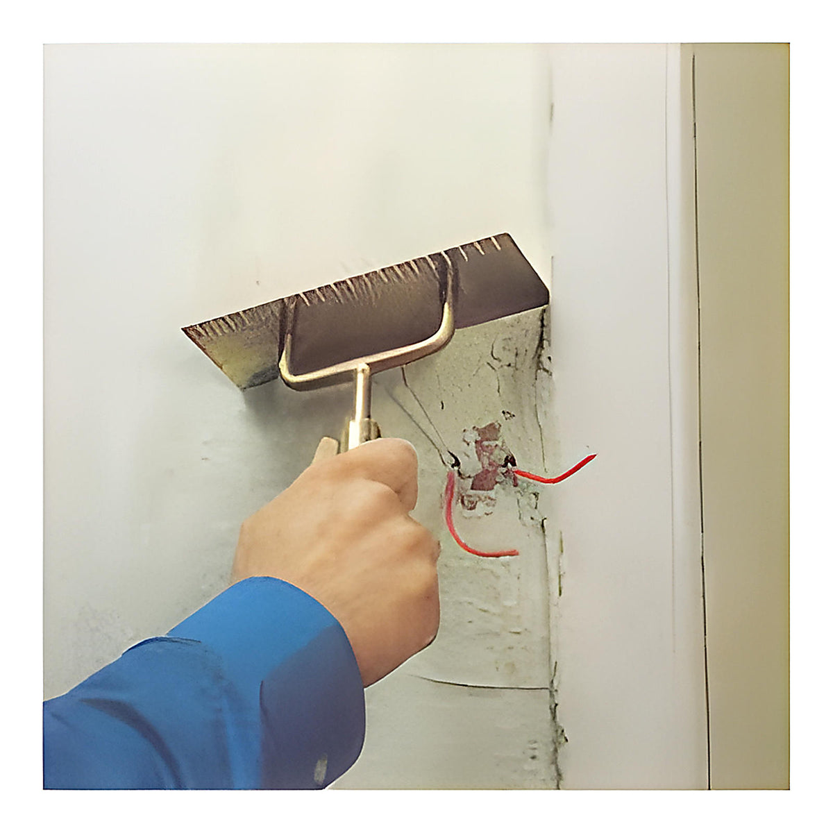 Truelle Berthelet inox pour plâtrier