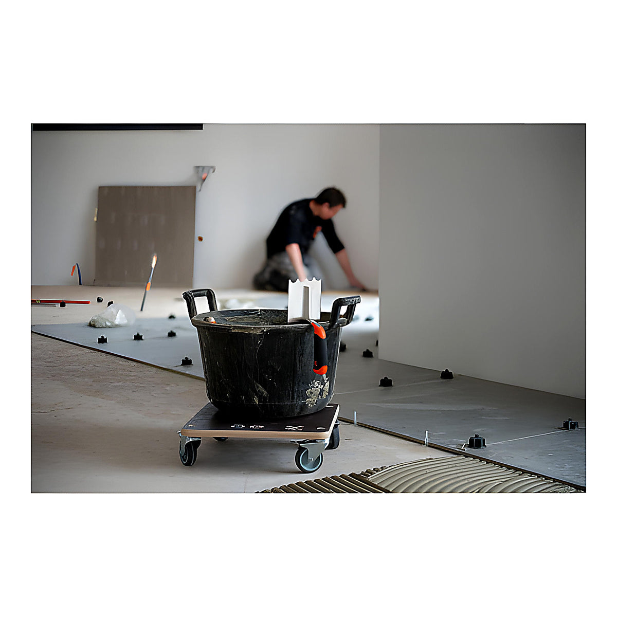 Plateau roulant Swift 400x400 roulettes qualité supérieure