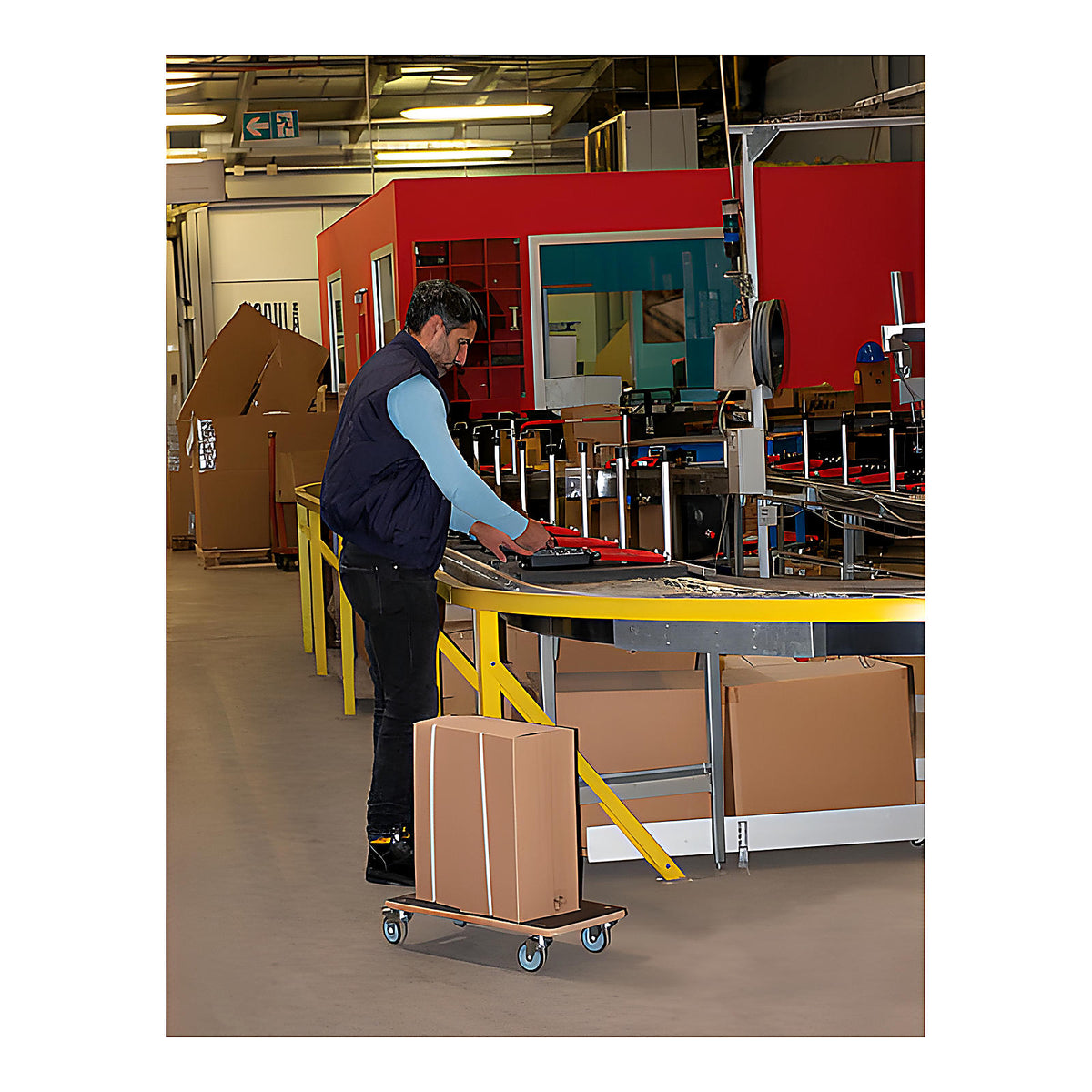 Plateau roulant Swift 575x290 roulettes qualité supérieure