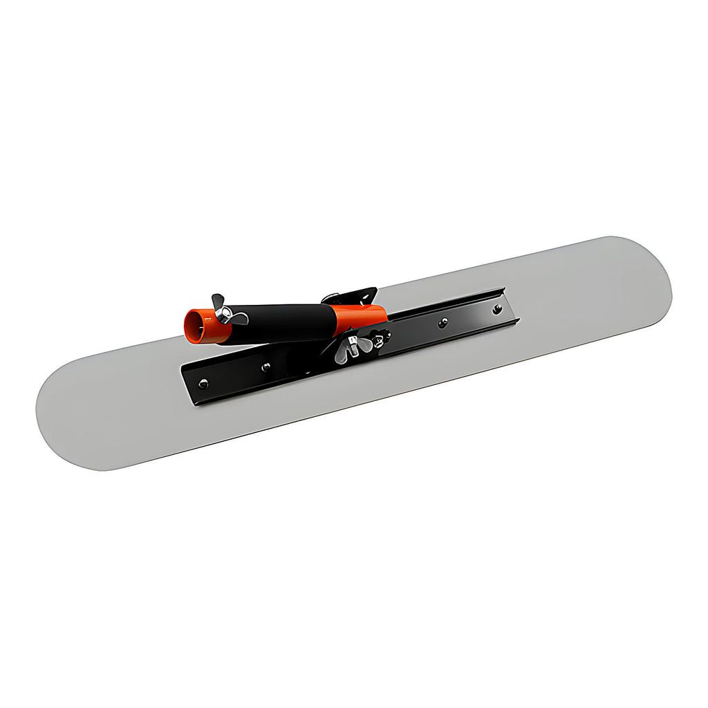 Lisseuse double arrondis inox 2 en 1 perche ou main