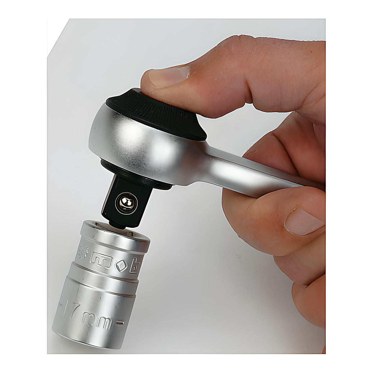 Cliquet extensible 1/2” finition chromée satinée