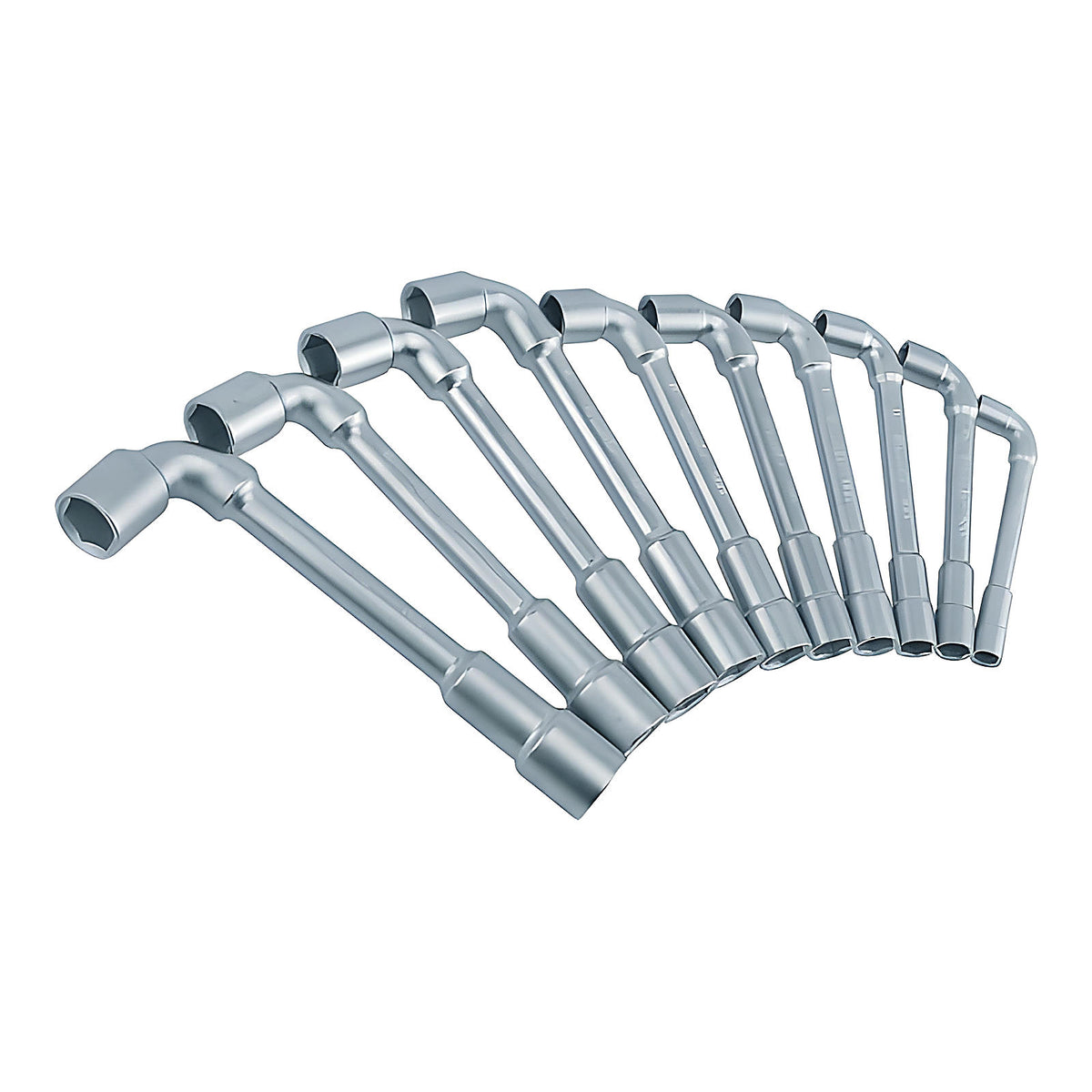 Jeu de clés à pipe 6x6 pans en boîte acier forgé