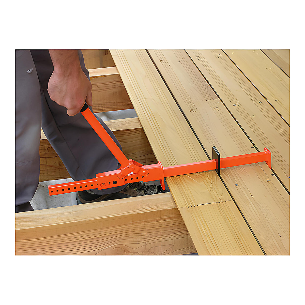 Pose-lame pour terrasse bois construction