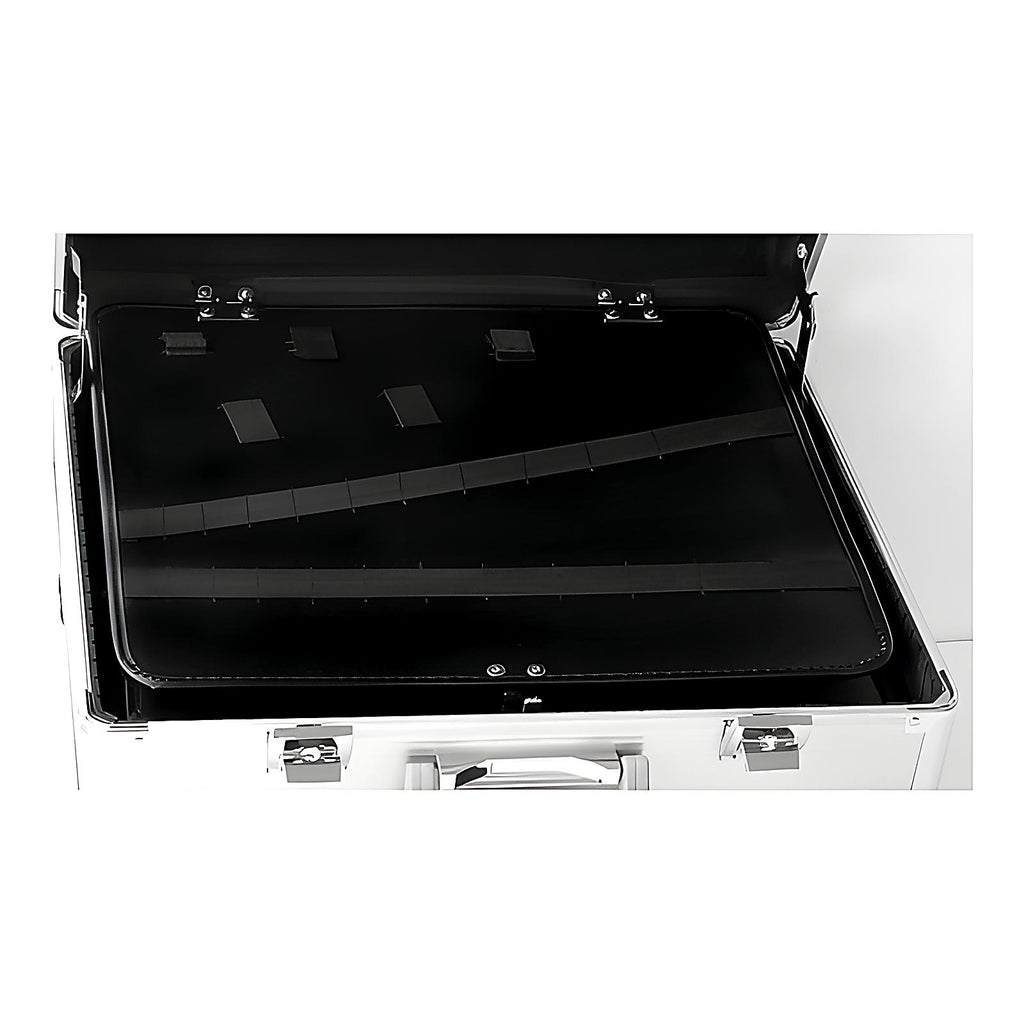 Valise trolley aluminium vide pour rangement