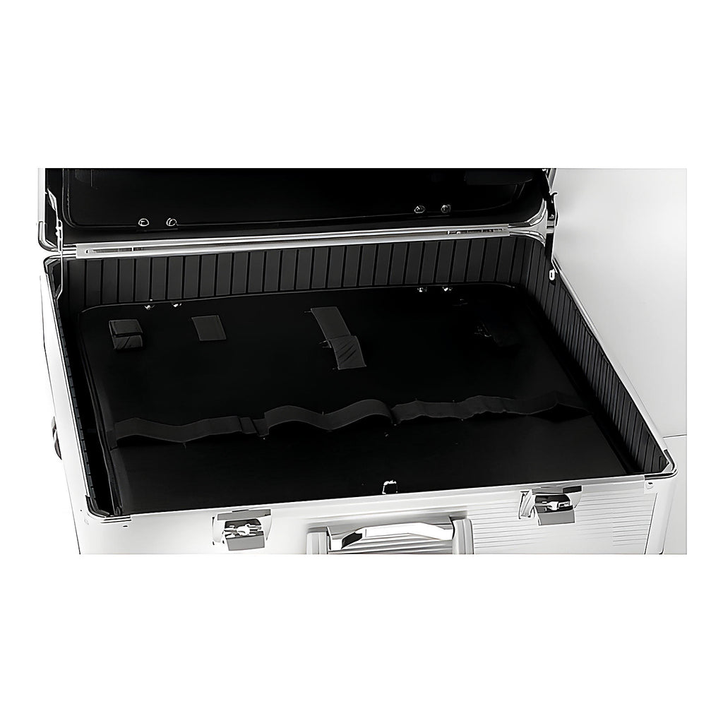 Valise trolley aluminium vide pour rangement
