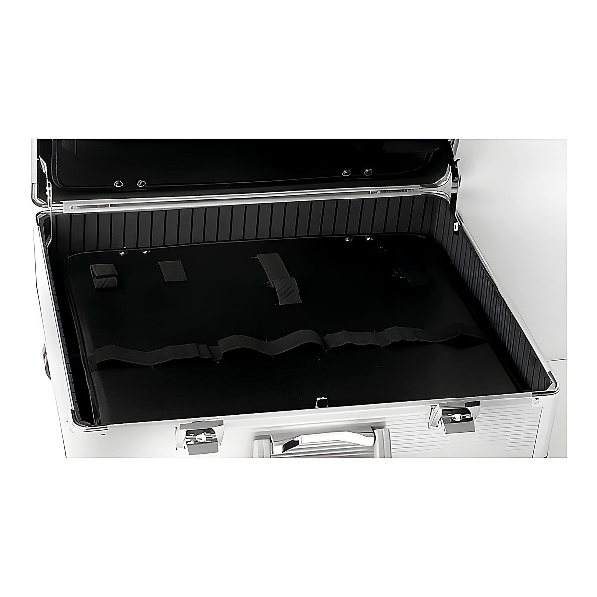 Valise trolley aluminium vide pour rangement