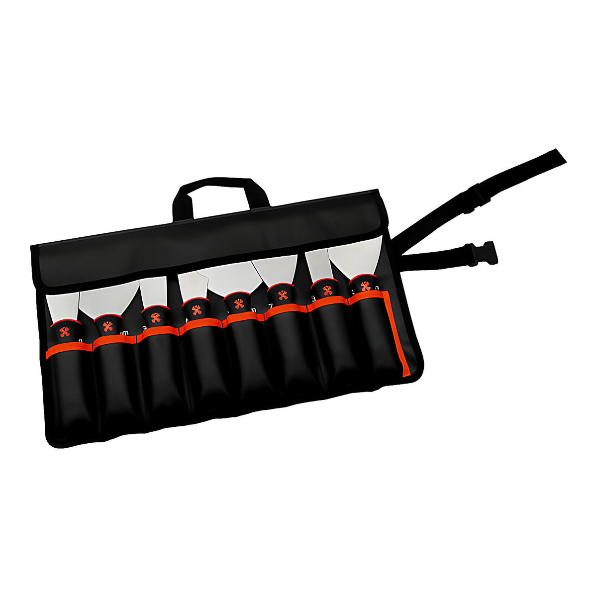 Trousse 7 couteaux américains + 1 multi-usage plaquiste