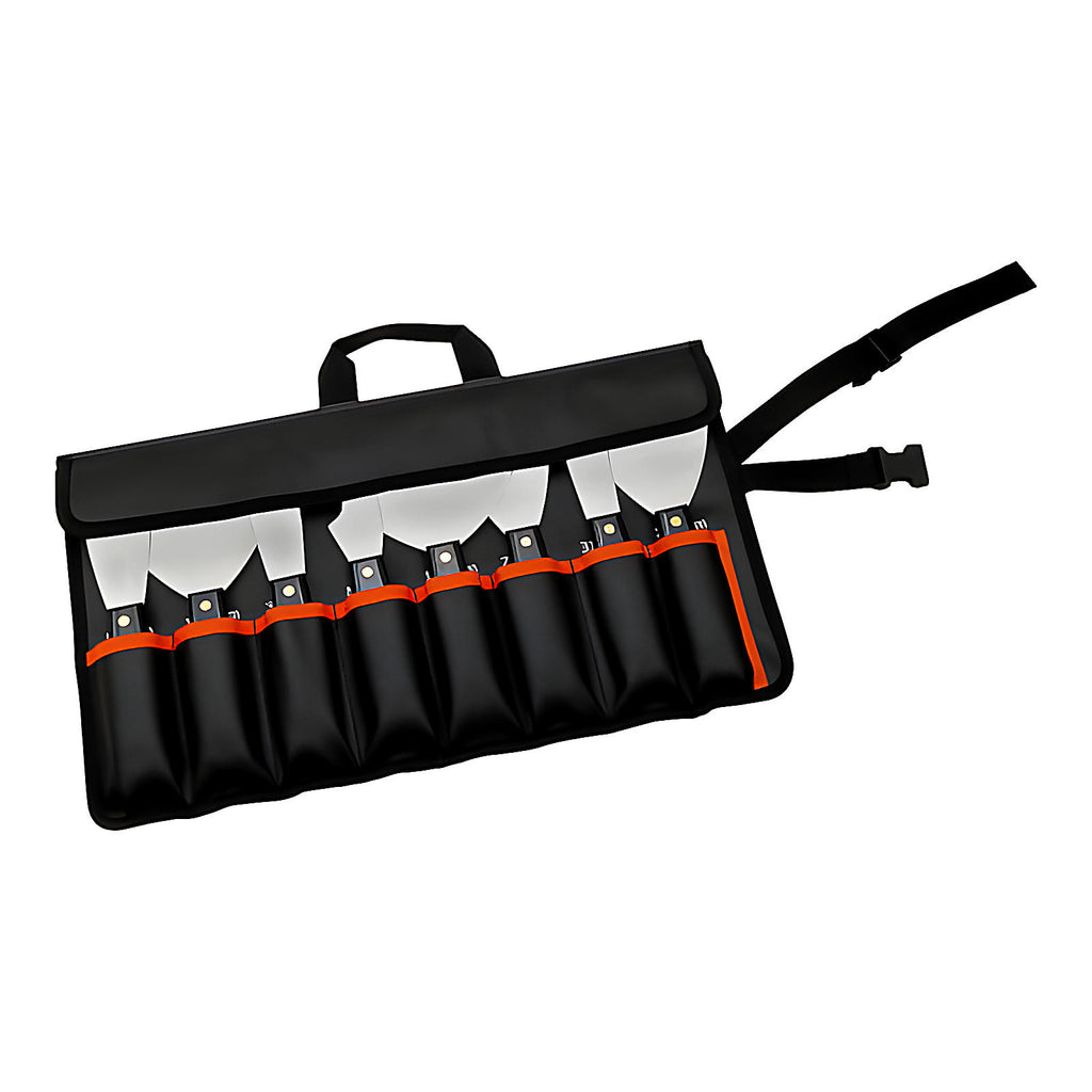 Trousse couteaux américains nylon inox plaquiste