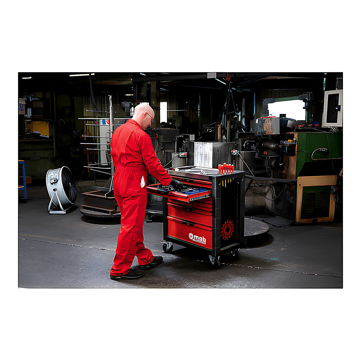 Servante Xliner 4 modules 6 tiroirs anti-basculement