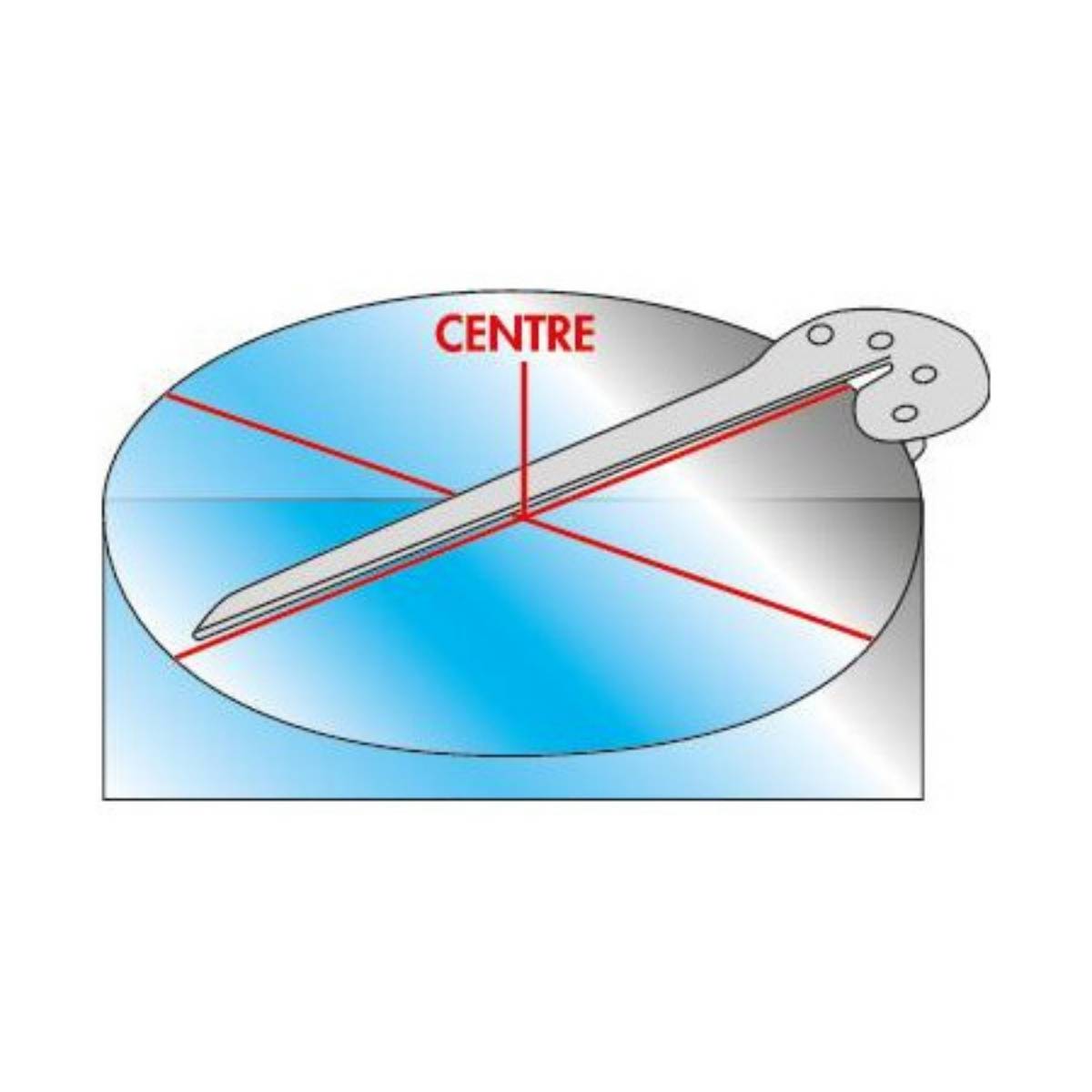 Équerre à centrer pour pièces rondes et arcs
