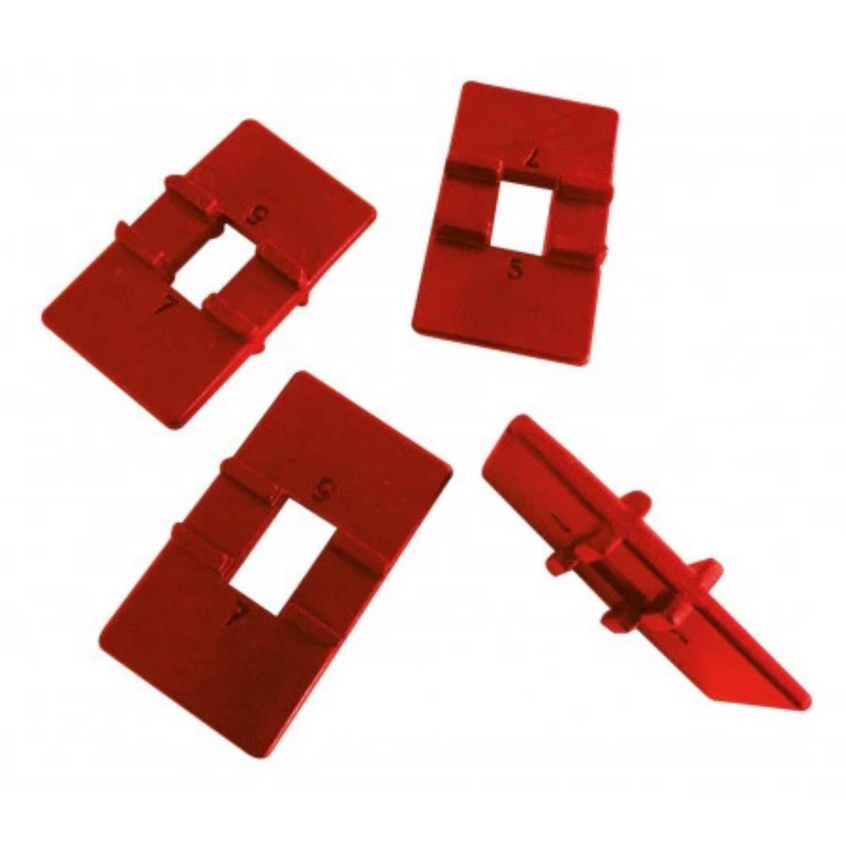 Kit 4 cales réversibles pose-lame terrasse 4/6 mm