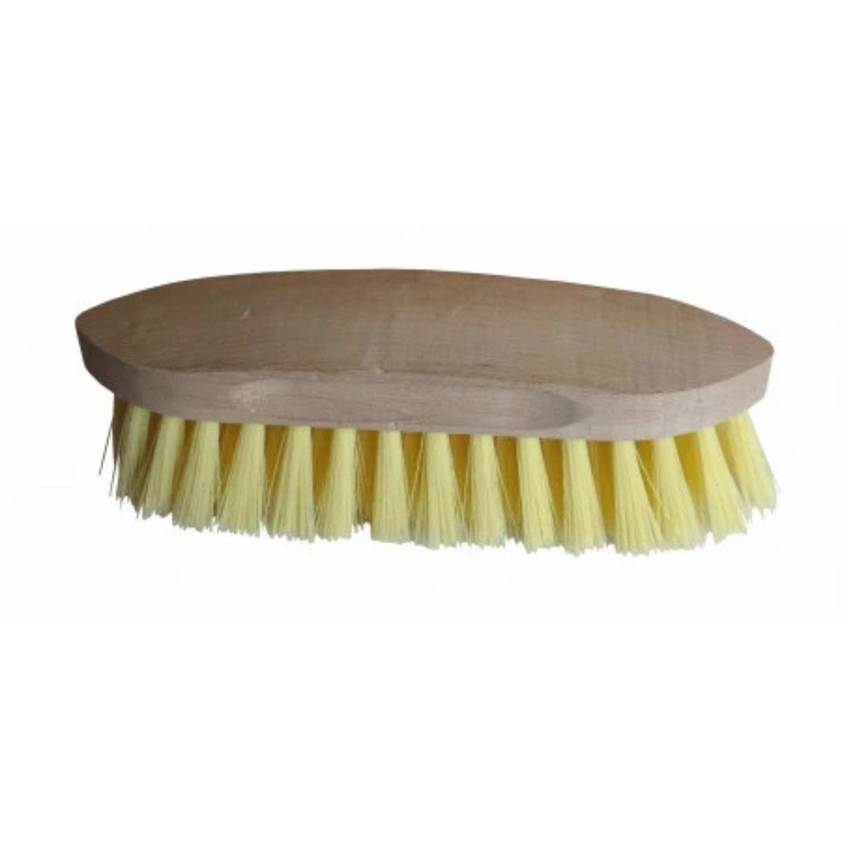 Brosse crinière polypropylène monture bois