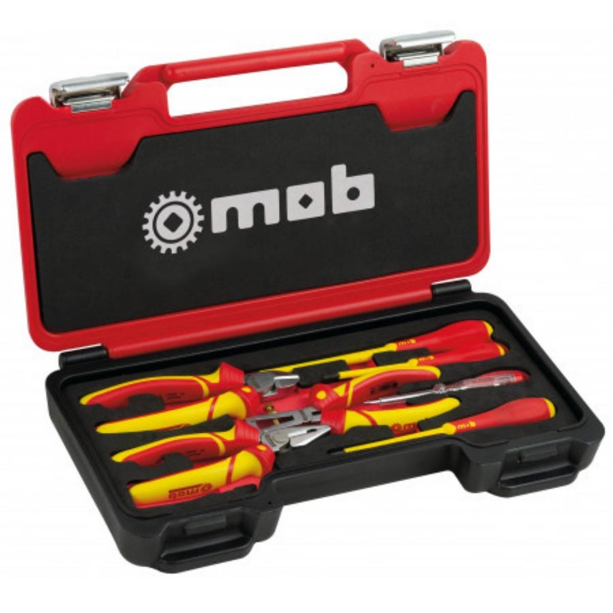 Box maintenance électrique 3 pinces + 5 tournevis isolés 1000 V