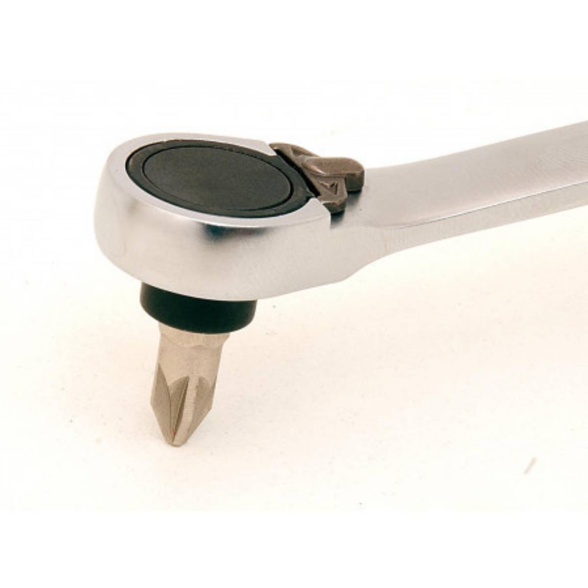 Cliquet porte-douille porte-embouts 2 en 1 carré 1/4”