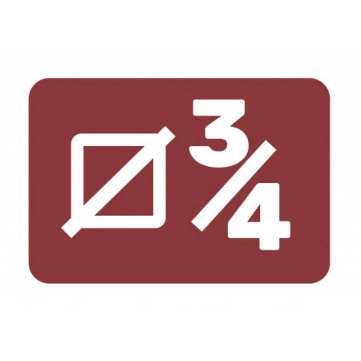 Douille 6 pans 3/4” avec lock pin