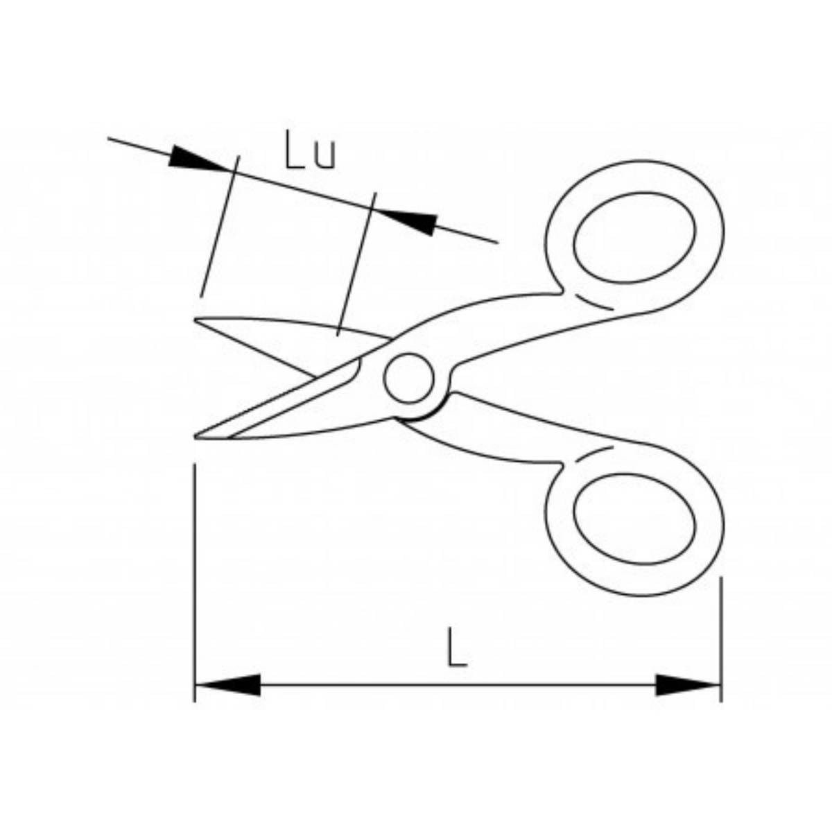 Ciseaux d’électricien bimatière compacts